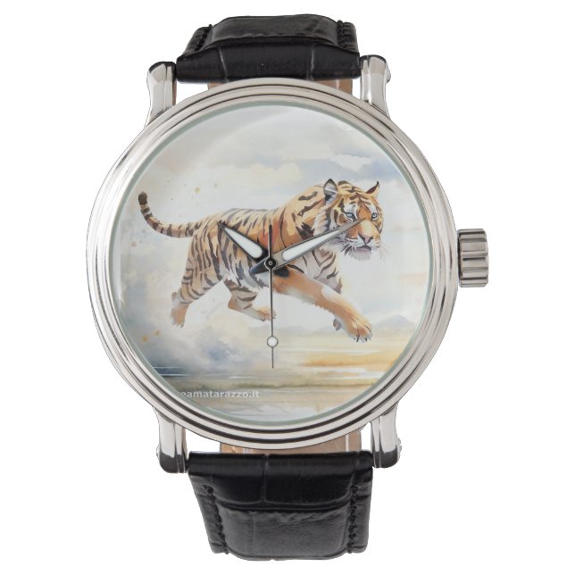 Montre Tigre en action (devant)