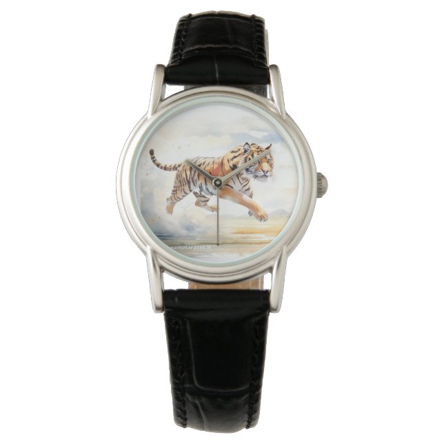 Montre Tigre en action (devant)