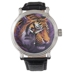 Montre Tigre en violet