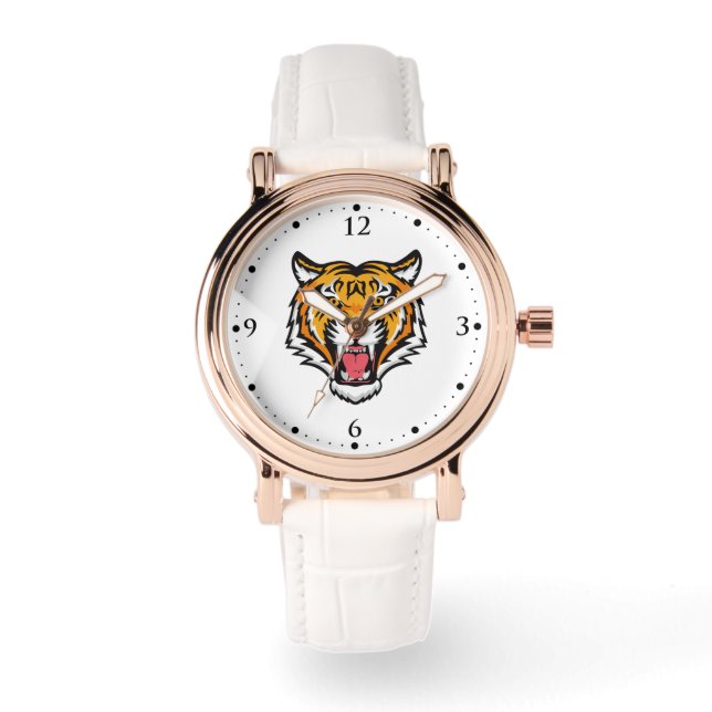 Montre Tigre torche tête-25818 (Recto)