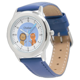 Montre Tigres de lion des enfants de prénom