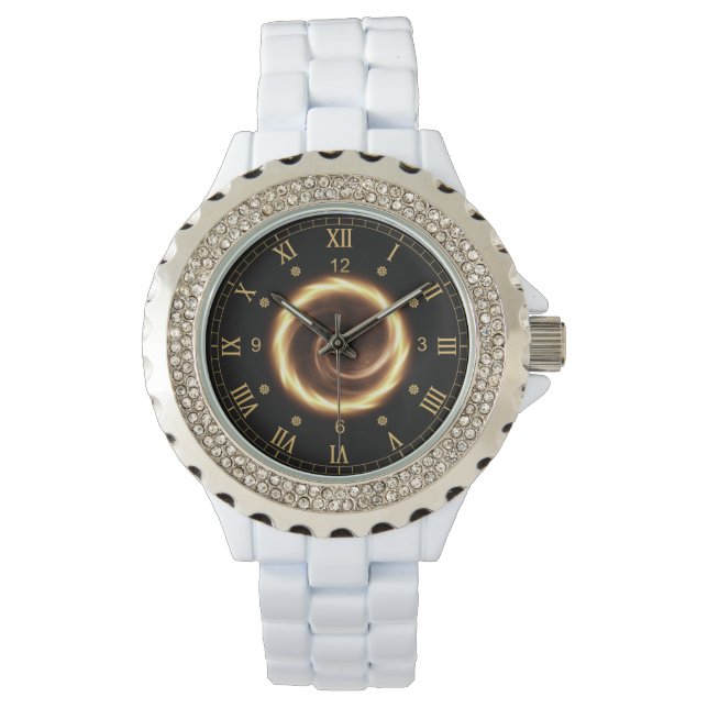 Montre Time Machine ~ Spiral Fire Vortex ~ Time Portal ~  (devant)