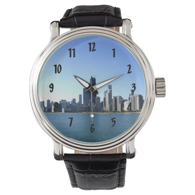 Montre Timepiece Skyline de Chicago (devant)