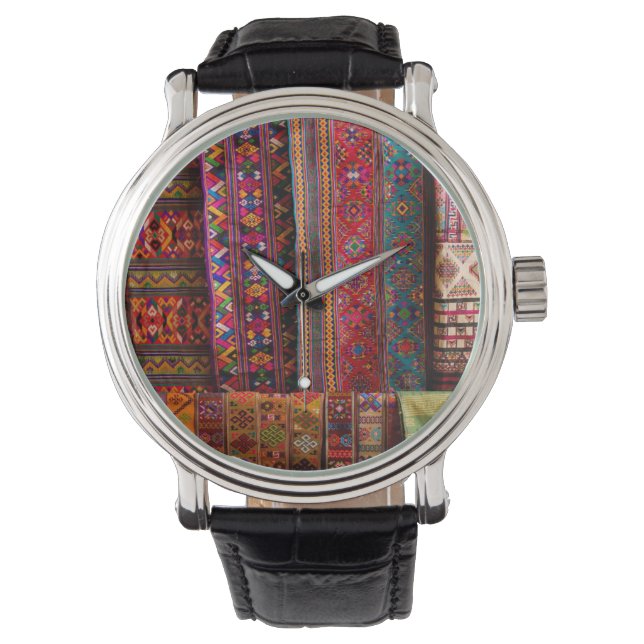 Montre tissus bhoutanais à vendre (devant)