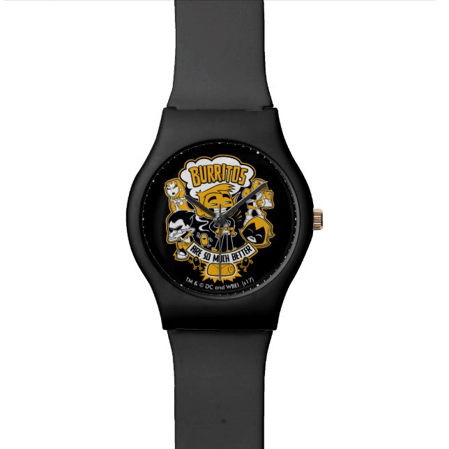 Montre Titans Ados, partez ! | Beast Boy "Burritos Are Be (Fermer)