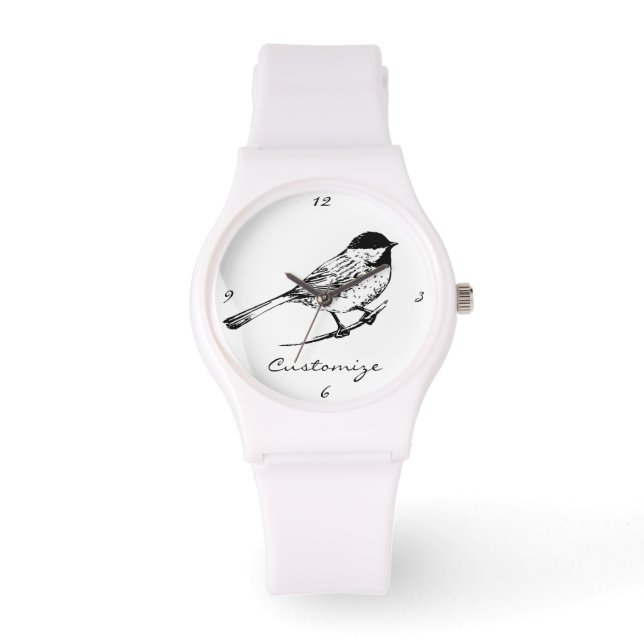 Montre Tonnerre de chickadee à calotte noire (Recto)