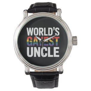 Montre Tonton le plus gay du monde LGBTQ Fierté gay Allié