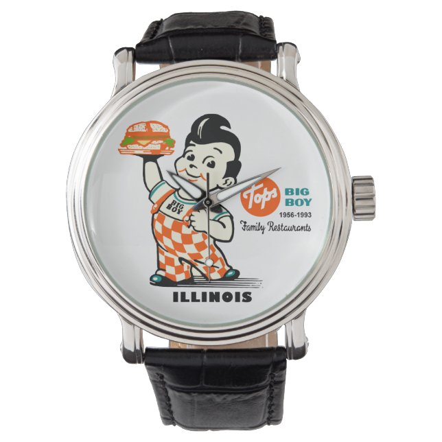 Montre Top Restaurants Big Boy de l'Illinois (devant)