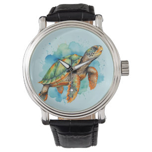 Montre Tortue à peinture mignonne