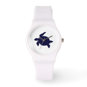 Montre Tortue bleue foncée