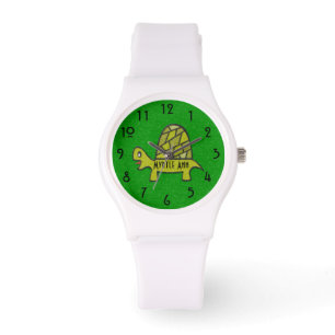 Montre Tortue de feutre (personnalisée)