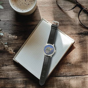 Montre Tortue de mer bleu vert