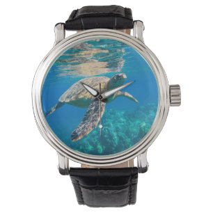 Montre Tortue de mer de natation