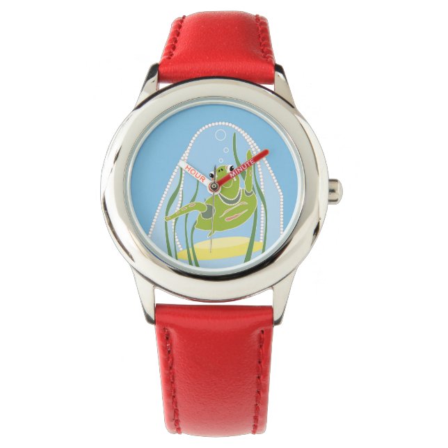 Montre Tortue de mer mignonne (devant)