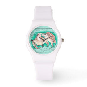 Montre Tortues marines Turquoise