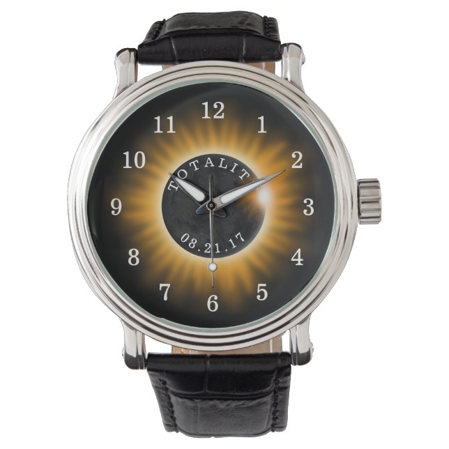 Montre Totalité Éclipse solaire 2017 (devant)