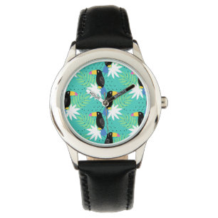 Montre Toucans sur Teal
