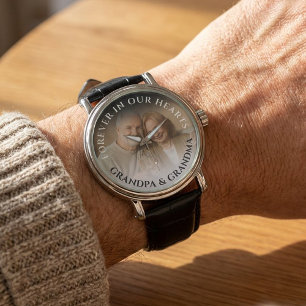 Montre Toujours dans nos coeurs   Mémorial photo