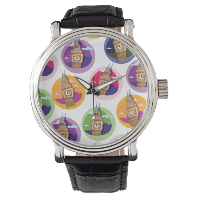 Montre Tour d'horloge Big Ben Westminster (devant)