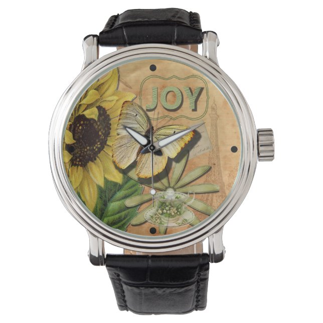 Montre Tour Tournesol & Eiffel (devant)