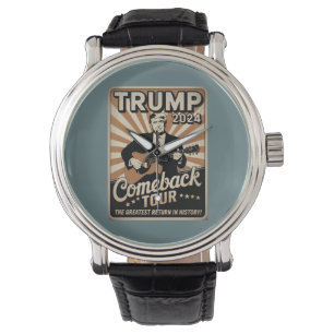 Montre Tournée de retour TRUMP 2024 Vintage ça déchire 