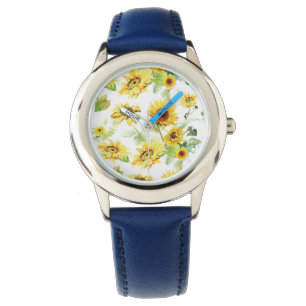 Montre Tournesol aquarelle