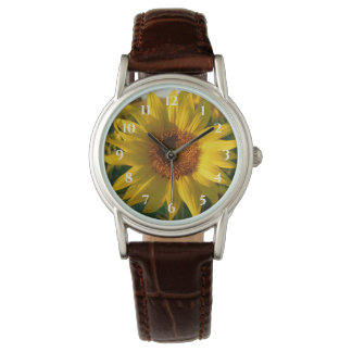 Montre Tournesol doré