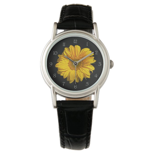 Montre Tournesol Gris Nombre de scripts wam (devant)