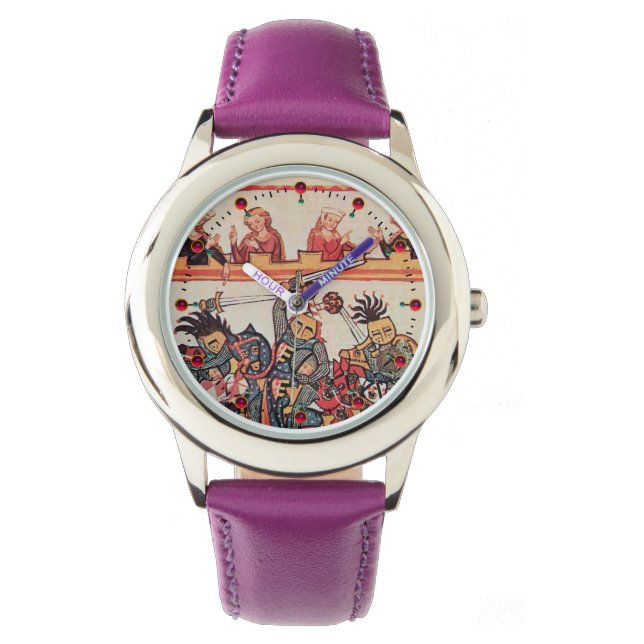 MONTRE TOURNOI MÉDIÉVAL, COMBATTRE DES CHEVALIERS ET DES  (devant)