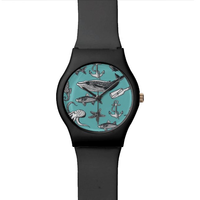 Montre Tout les motif de mer (Fermer)