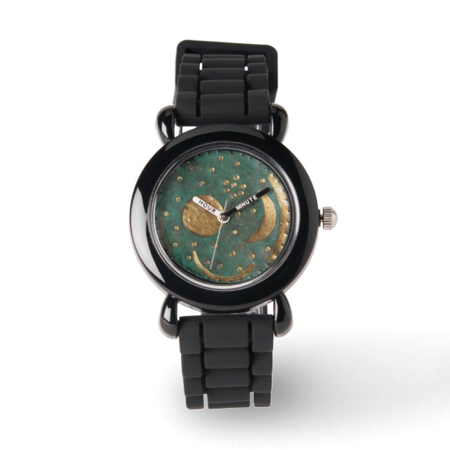 Montre Toutes Ces Parties scintillant Sun Moon Stars Sky  (Recto)