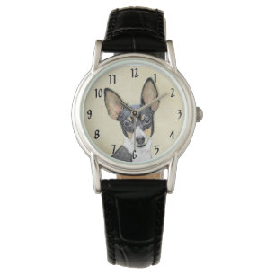 Montre Toy Fox Terrier Peinture - Cute Original Chien Art