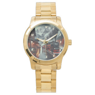 Montre Train de montagne d'automne