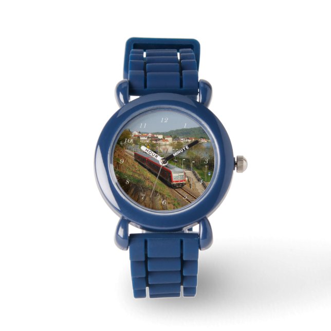 Montre Train de voyageurs à Herzhausen sur le lac d'Eders (Recto)