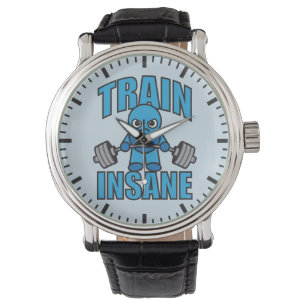 Montre TRAIN INSANE Kawaii Weightlifter Deadlifter entraî