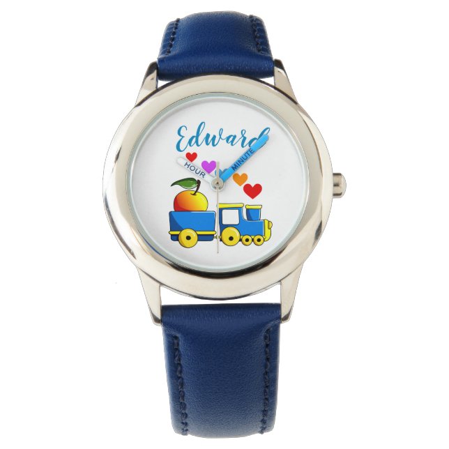 Montre Train jouet coloré (devant)