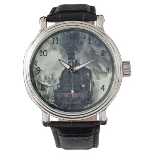 Montre Train moteur à vapeur vintage