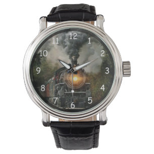 Montre Train moteur à vapeur vintage
