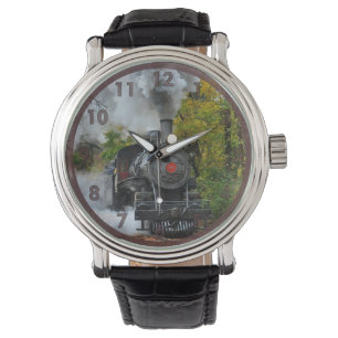 Montre Train moteur à vapeur vintage