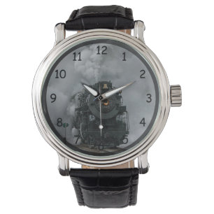 Montre Train moteur à vapeur vintage