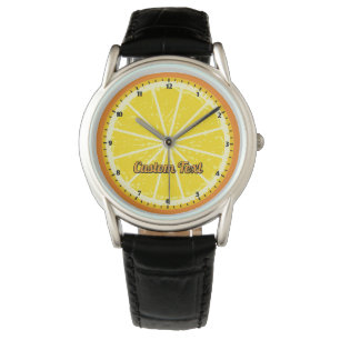Montre tranche orange