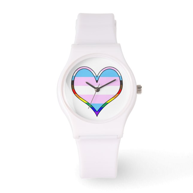Montre Trans Pride Heart Watch (Recto)