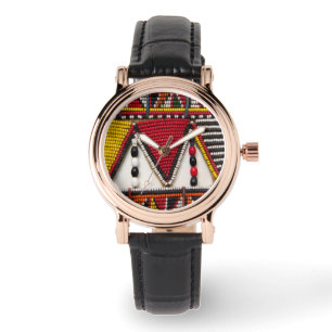 Montre Travail de perles tribal Maasai