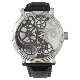 Montre Travail de roues de dent