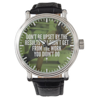 Montre Travail dur - entraînement de gym pour femmes Moti