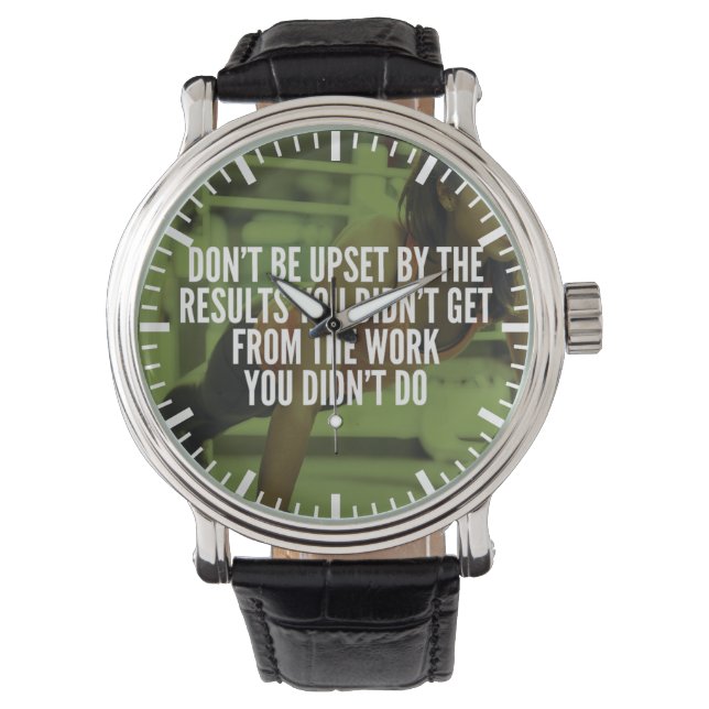 Montre Travail dur - entraînement de gym pour femmes Moti (devant)