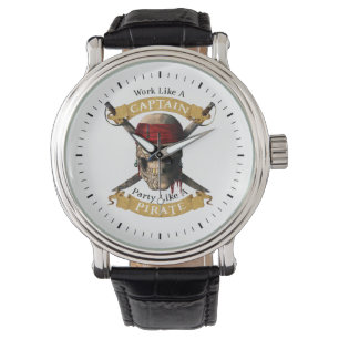 Montre Travailler Comme Une Partie De Capitaine Comme Un 