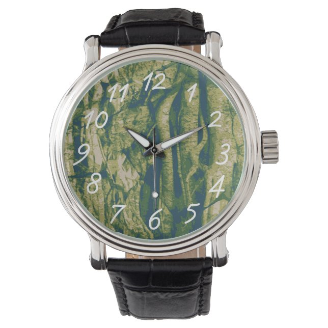 Montre Tree bark camouflage (devant)