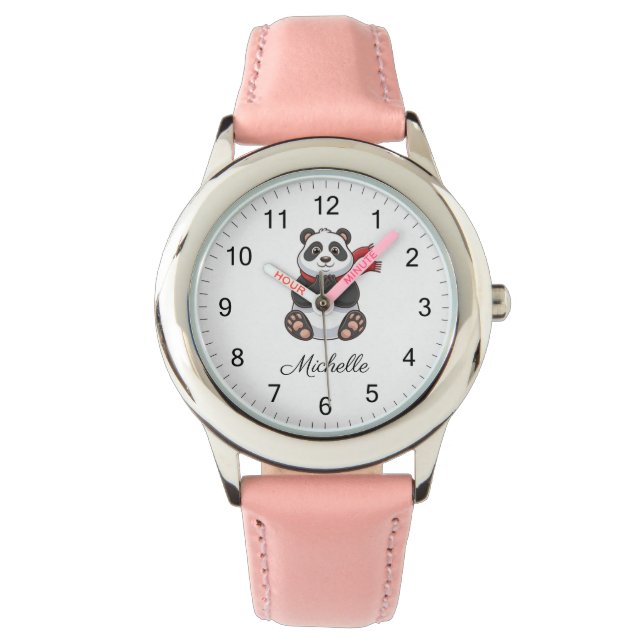 Montre Trendy Cute Panda Bear Personalized  (devant)