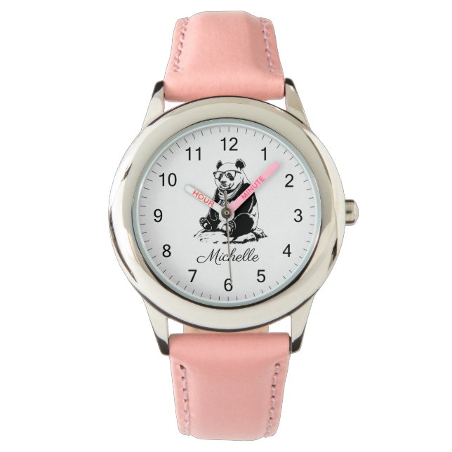 Montre Trendy Cute Panda Bear Personalized  (devant)